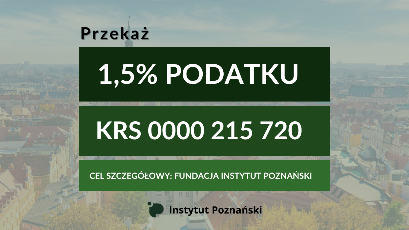 Donate your 1.5% for the development of Poznań!